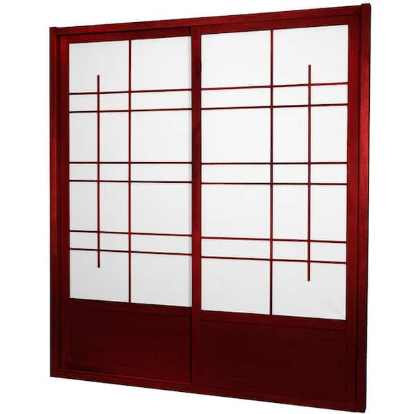 Oriental Furniture 7 ft. Rosewood Eudes 0-Panel Room Divider