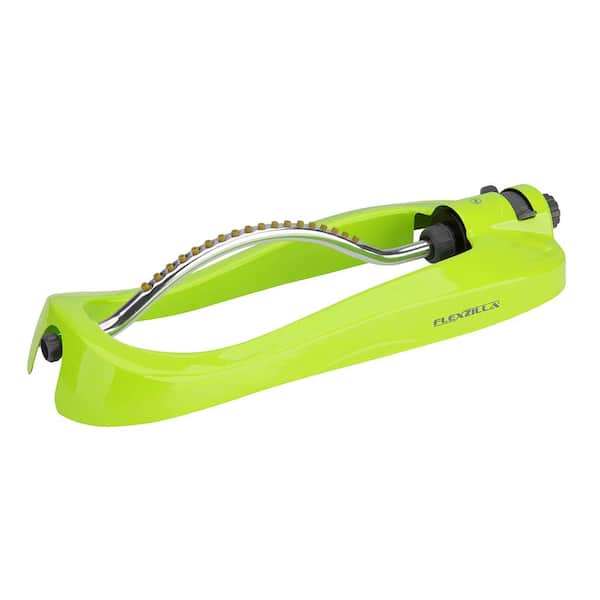 Flexzilla ZillaGreen 2,400 sq. ft. Oscillating Lawn Sprinkler with Metal Base