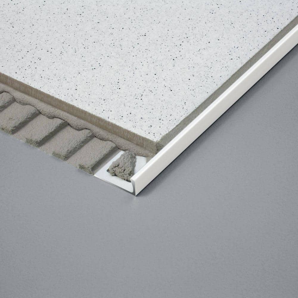 DUROSOL 0.5 in. D x 39 in. W x 39.36 in. L L-Shape Aluminum Powder Ctd Warm White Molding and Transition Trim price history on PriceWatchPro