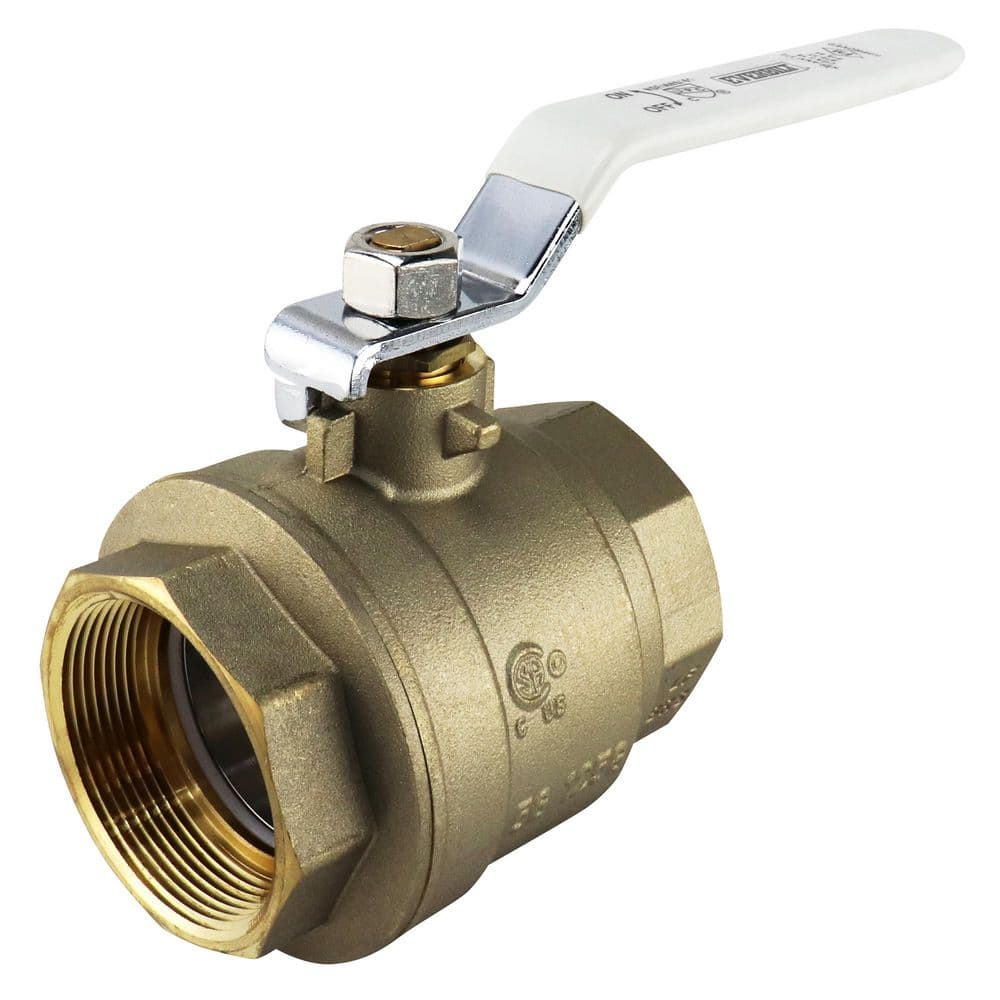 2 in. FNPT x FNPT Lead Free Brass Full Port Lead Free Brass Threaded Ball Valve price history on PriceWatchPro