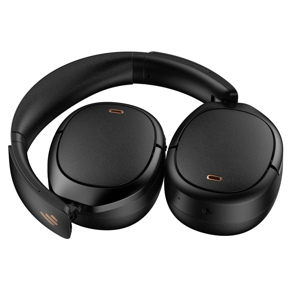 Black Wireless Bluetooth Active Noise Cancelling Over the Ear Hi-Res Audio Headphones with Microphone, WH950NB - Thumbnail 3
