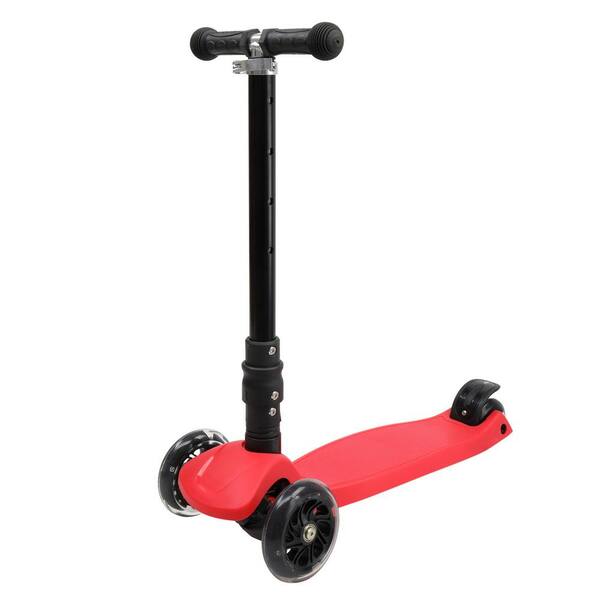Kid Kick Push Scooter 3-in-1 Flashing Wheels Adjustable Outdoor Gift for Child U 