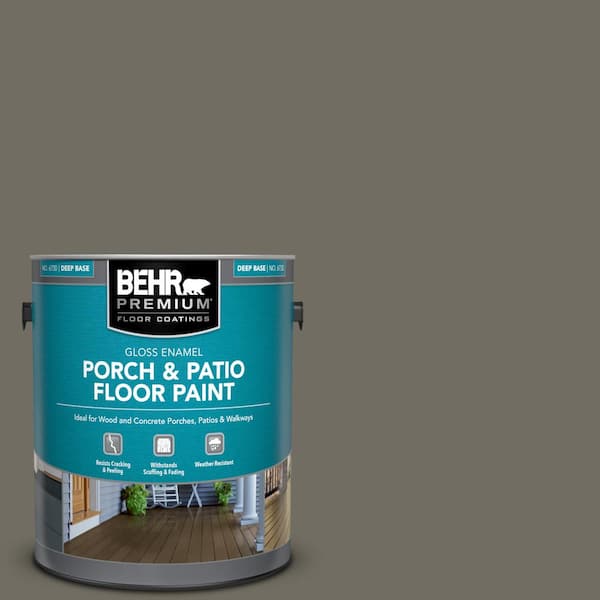 BEHR PREMIUM 1 gal. #790D-6 Dusty Mountain Gloss Enamel Interior/Exterior Porch and Patio Floor Paint