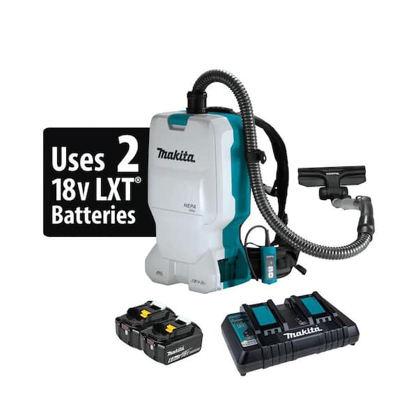 18V X2 LXT Lithium-Ion (36V) Brushless Cordless 1.6 Gal. HEPA Filter Backpack Dry Vacuum Kit, 6.0 Ah