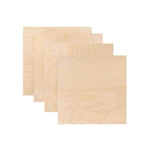 1/4 in. x 1 ft. x 1 ft. Birch Plywood Project Panel (4-Pack)
