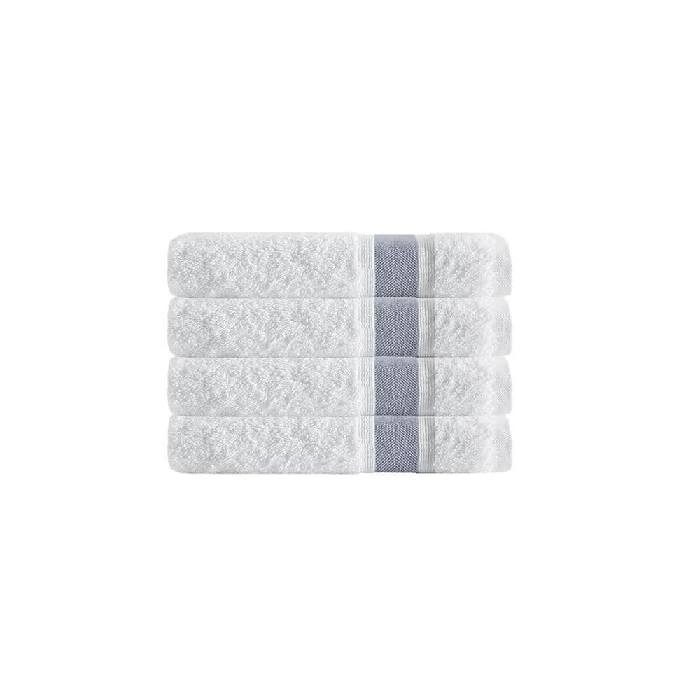 Unique 4-Pieces Anthracite Turkish Cotton Hand Towels