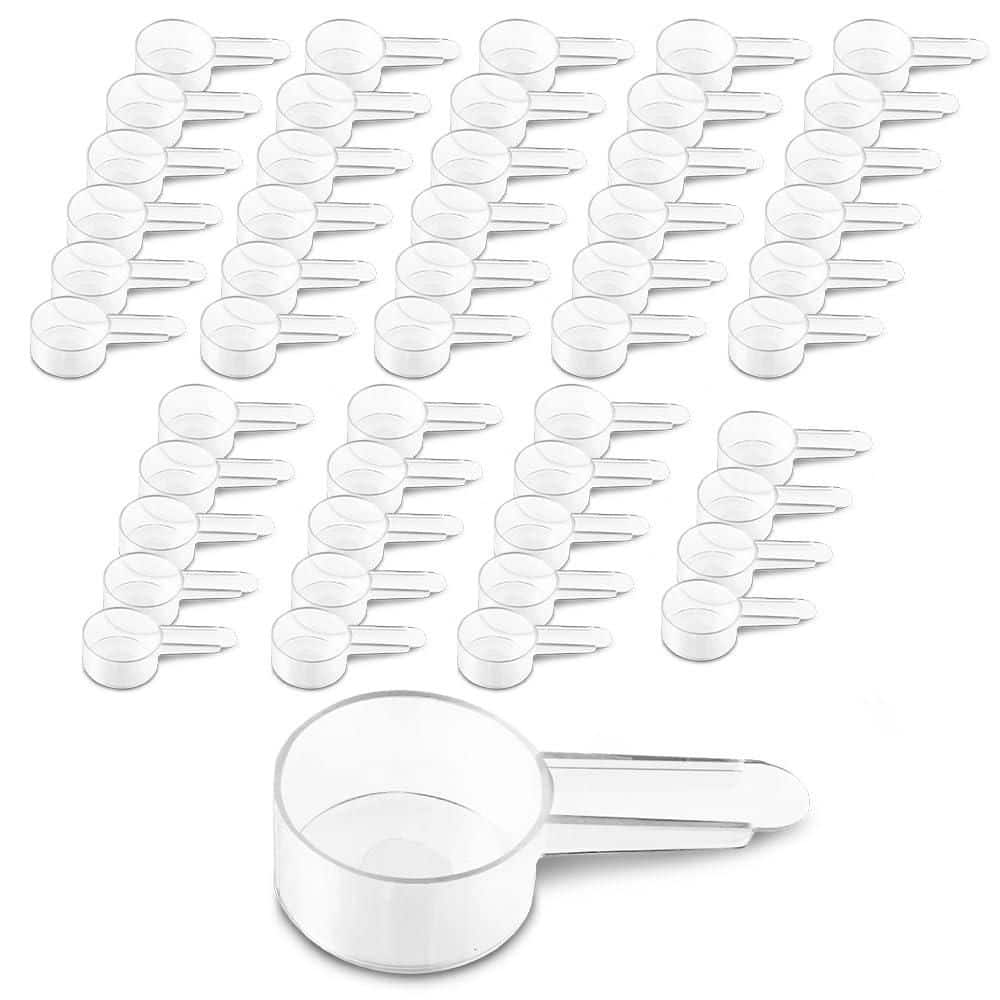15 ML Tablespoon Measuring Spoon Set with Short Handle Coffee Scoop for Tea, Protein, Spices, Powders, Clear (50-Pack) price history on PriceWatchPro