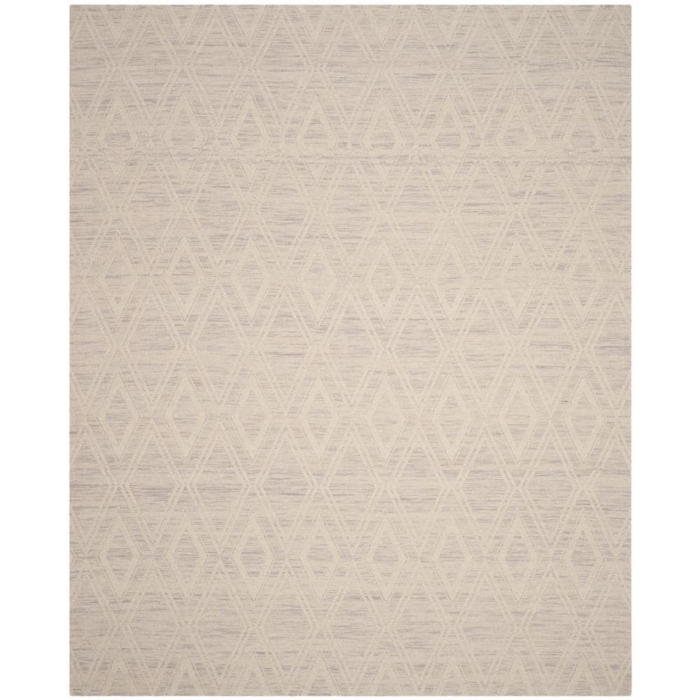 Marbella Silver/Ivory 9 ft. x 12 ft. Geometric Area Rug price history on PriceWatchPro