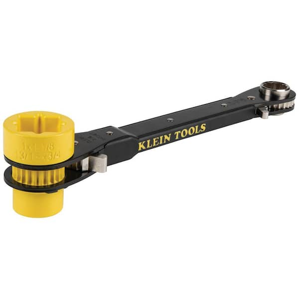 Klein Tools 5-in-1 Heavy Duty Racheting Lineman's Wrench