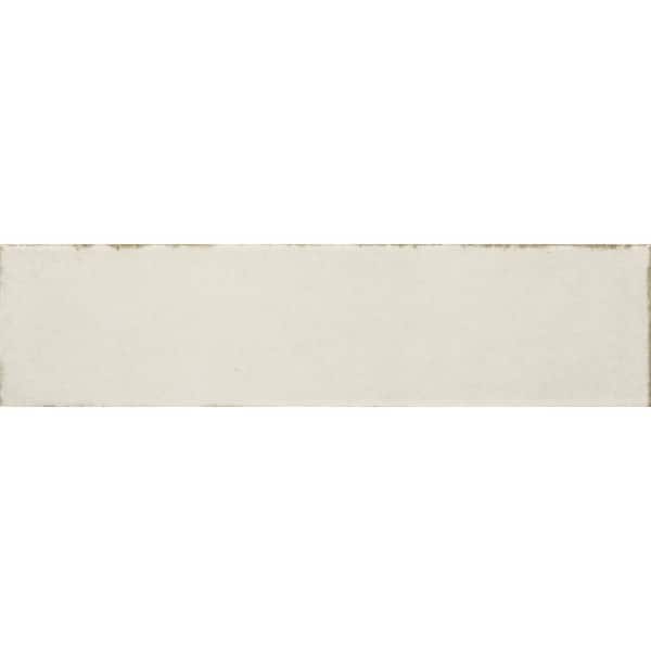Marazzi Terramater Vanilla 3-1/2 in. x 15 in. Glossy Porcelain