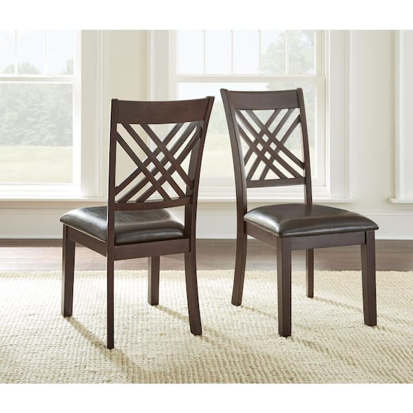 Steve Silver Company Adrian Espresso Side Chairs (Set of 2)