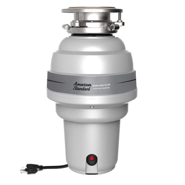 American Standard 1.25 HP Continuous Feed Kitchen Garbage Disposal with Power Cord