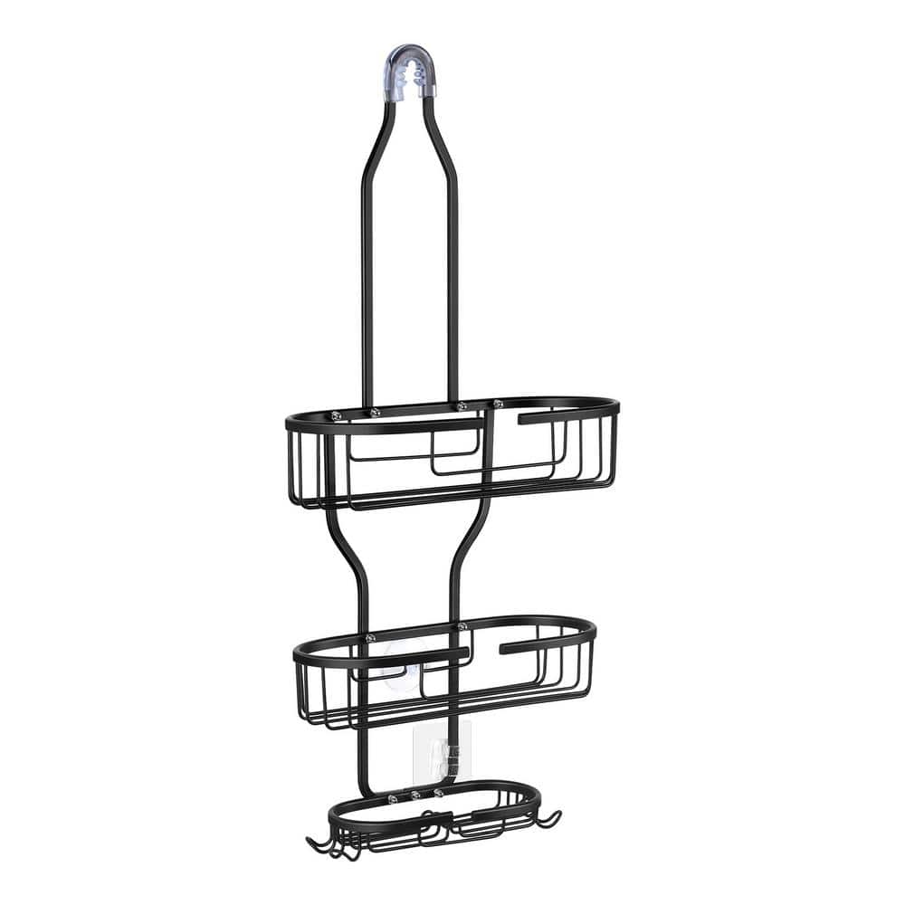 Oumilen Over Shower Head Shower Caddy 3Tier Hanging Organizer with