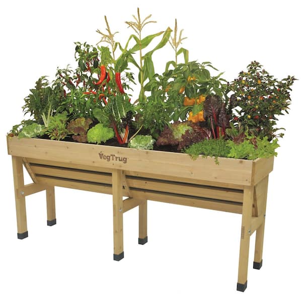 VegTrug 1.8 m Wood Raised Bed Wall Hugger