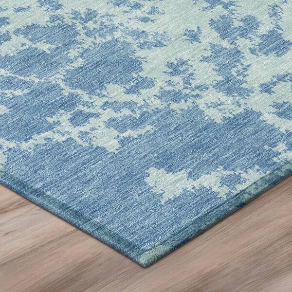 Chantille Machine Washable Indoor/Outdoor Abstract ACN2919 Sky 2 ft. x 3 ft. Accent Rug