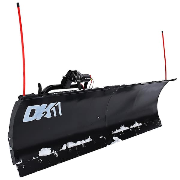 DK2 Rampage II 82 in. x 19 in. Snow Plow for Trucks and SUV (Requires Custom Mount - Sold Separately)