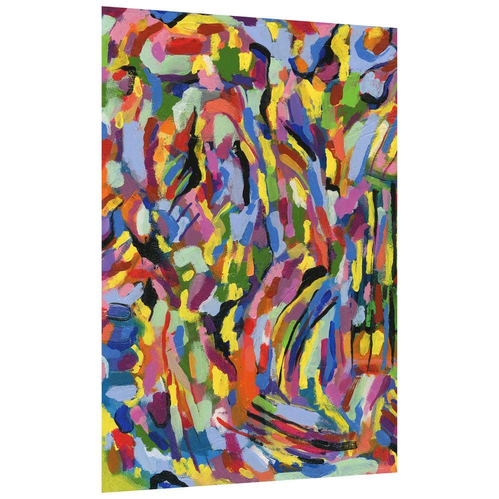 Rules of the Rainbow I Multicolor Tempered Glass Abstract Wall Art