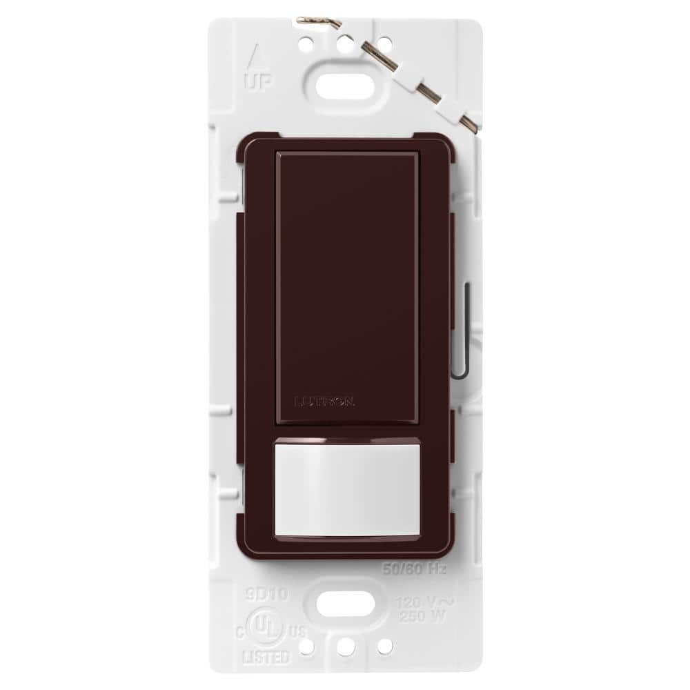 Lutron Maestro Motion Sensor Switch, 2 Amp/SinglePole, Brown (MSOPS2