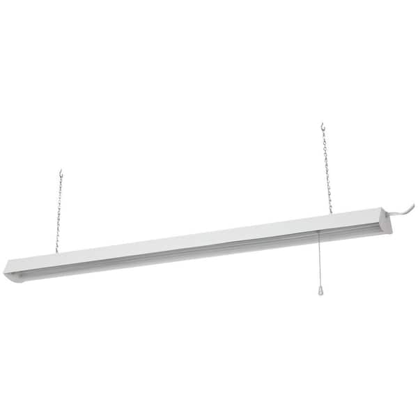 Sunlite 4 ft. 48-Watt Blue Spectrum Pendant or Flush Mount Linear Plant Grow Light, Blue