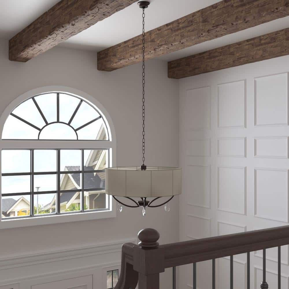 Warm Caramel Faux Wood 12-Foot Ceiling Beam
