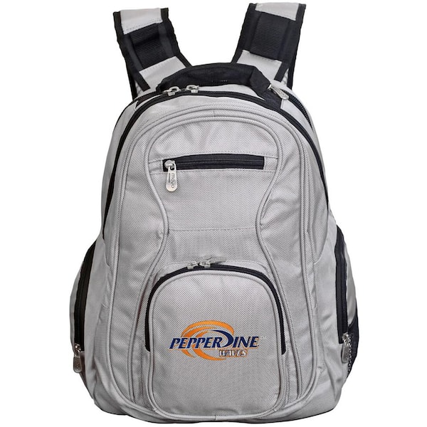 Denco NCAA Pepperdine University Waves 19 in. Gray Laptop Backpack