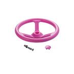 Plastic Playset Steering Wheel - Pink