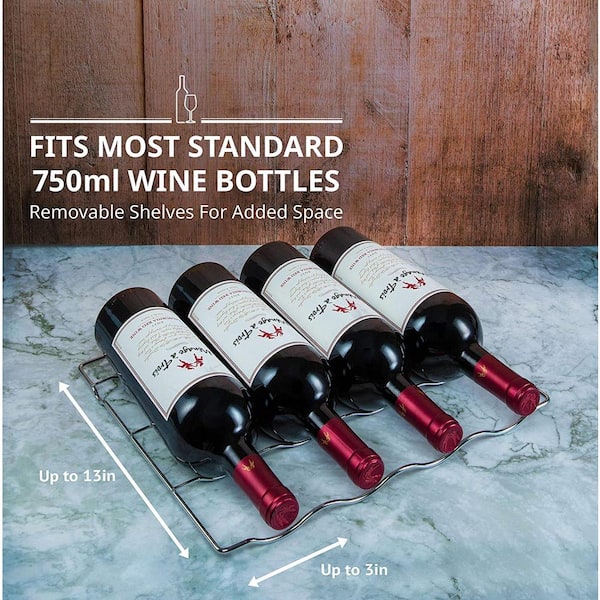 single wine bottle holder for fridge