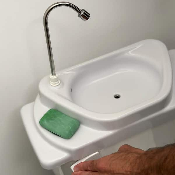 SINKOLOGY - SinkPositive GreenFlow Toilet Tank Sink in Crisp White