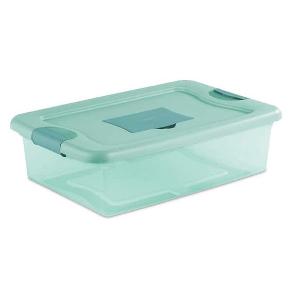 Sterilite 32 Qt. Fresh Scent Stackable Plastic Storage Box Container  (6-Pack) 6 x 15067Y06 - The Home Depot