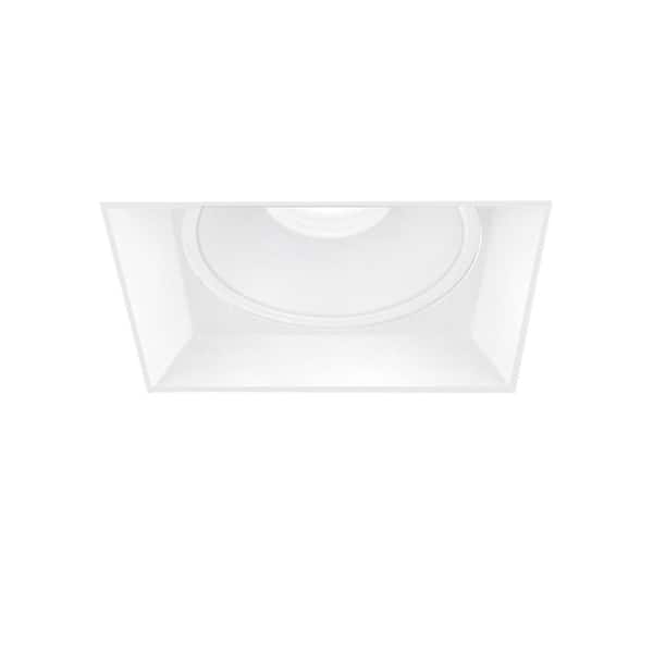 Eurofase Midway 2 in. Trimless Square 2700K-5000K Selectable CCT Remodel Fixed Downlight Integrated LED Recessed Light Kit White