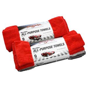 All-Purpose Towel Kit Set of 2 Red/Light Gray/Dark Gray (9-Pack)