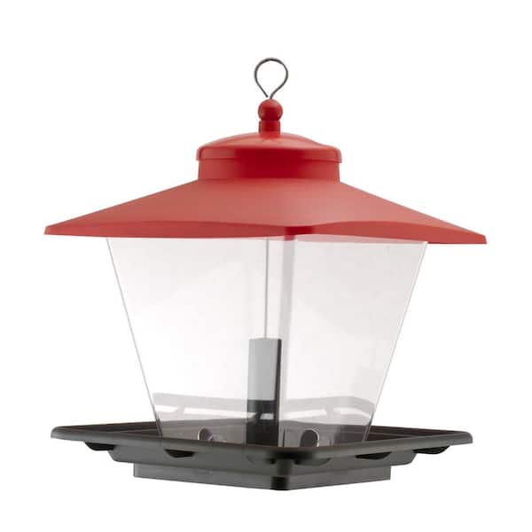 Wild Bird 7 lb. Plastic Cafe Hopper Bird Feeder 4-Ports