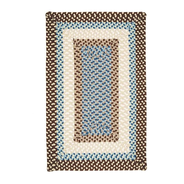 Blithe Brown 8 ft. x 11 ft. Rectangle Braided Area Rug
