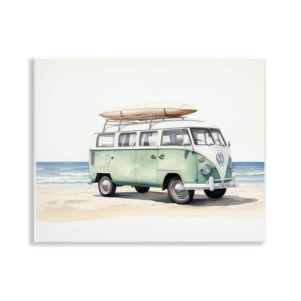 Tropical Summertime Ride by Arlington Prints Unframed Coastal Graphic Art Print 11 in. x 14 in. price history on PriceWatchPro