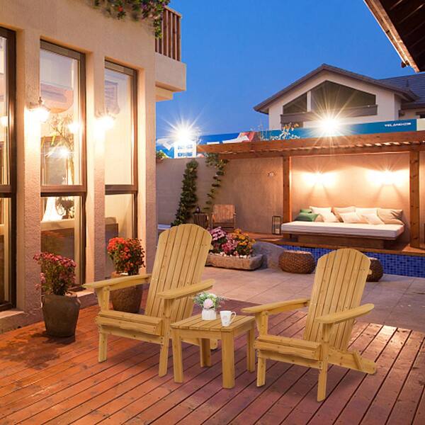Teak Adirondack Chairs Home Deck Design