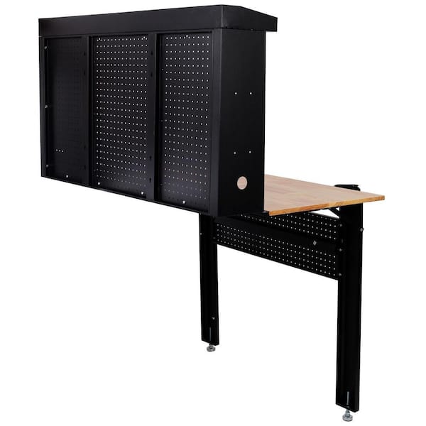 48 in. W x 32 in. D x 64 in. H Wall-Mounted Metal Foldable