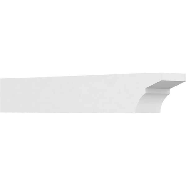 Ekena Millwork 6 in. W x 6 in. H x 36 in. L Standard Monterey Architectural Grade PVC Rafter Tail