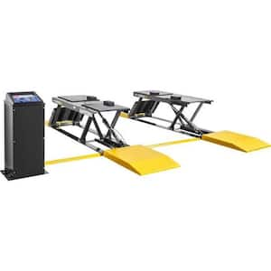 P-9000LT Pit-Style Low-Rise Scissor Car Lift 9000 lbs. Capacity - Open-Center with 220V Power Unit Included