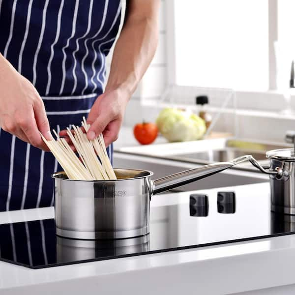 Cookware Set Kitchen Stainless Steel 9-Piece Cooking Pot Set