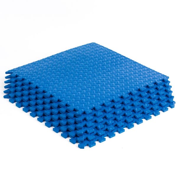 Blue Stryofoam® Furniture Snap Blocks, 2 in x 2 in x 1 in, Blue