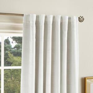 Bedford Woven Cloud Blackout Back Tab Panel Pair - 50 in. W x 95 in. L