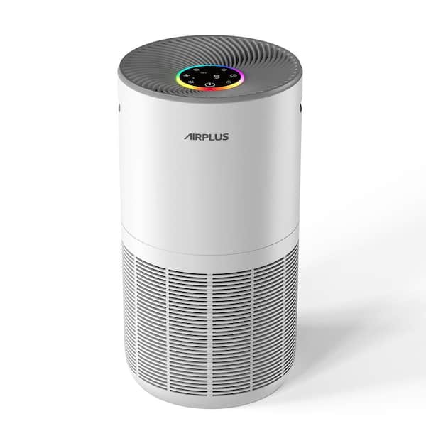 3000 sq. ft. True HEPA H13 Personal Room Air Purifier in Whites, 99.97% Cleaner, 270 CFM, Air Quality Indicator