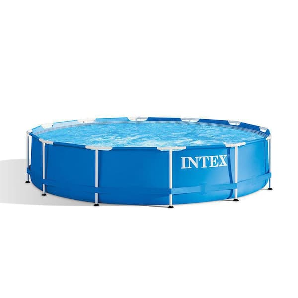 12 ft. Round 30 in. Deep Above Ground Pool Set