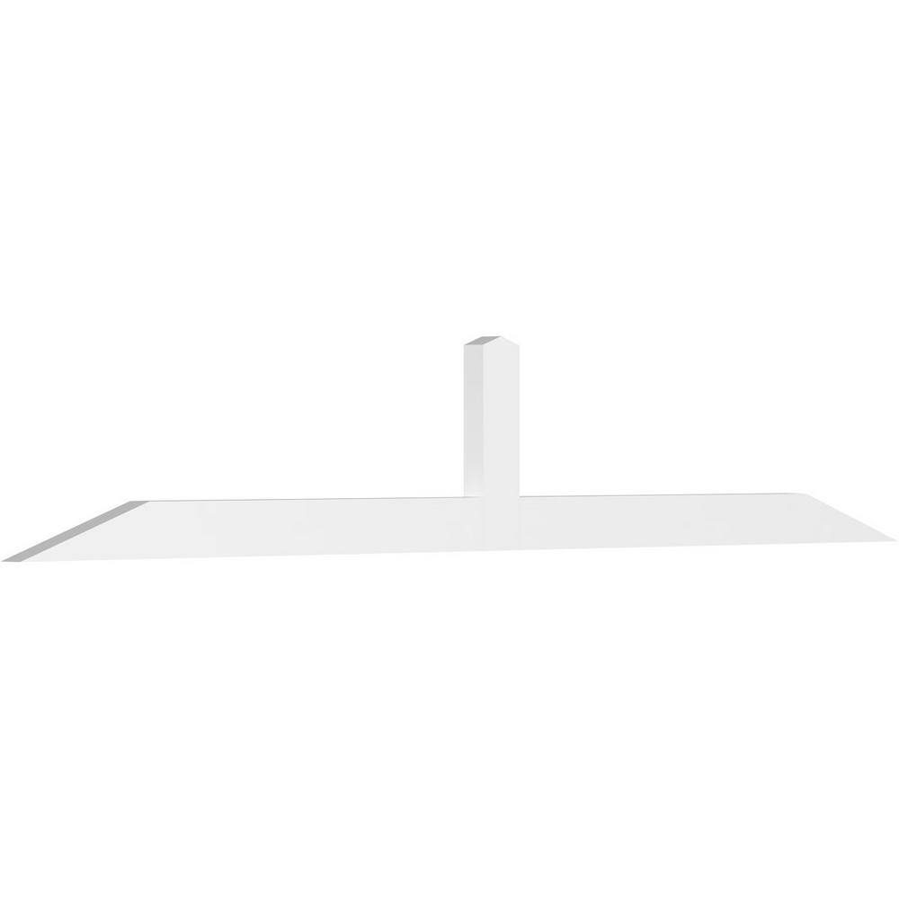 96 in. W x 16 in. H x 2 in. D x 4 in. F, 4/12 Pitch, Portland Signature Urethane Gable Bracket, Primed Tan price history on PriceWatchPro
