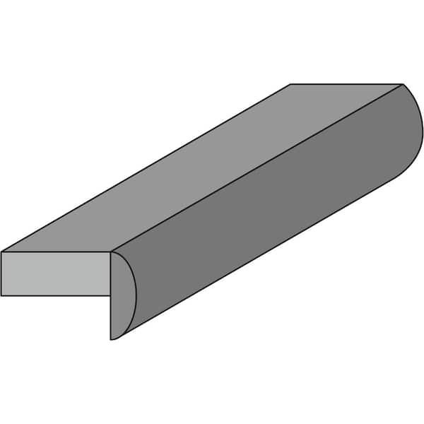 Wilsonart Custom Laminate Edge in Carbon EV with Crescent Edge