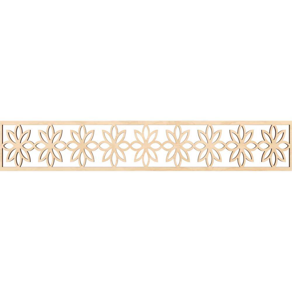 Daisy Fretwork 0.375 in. D x 46.625 in. W x 8 in. L Birch Wood Panel Moulding price history on PriceWatchPro