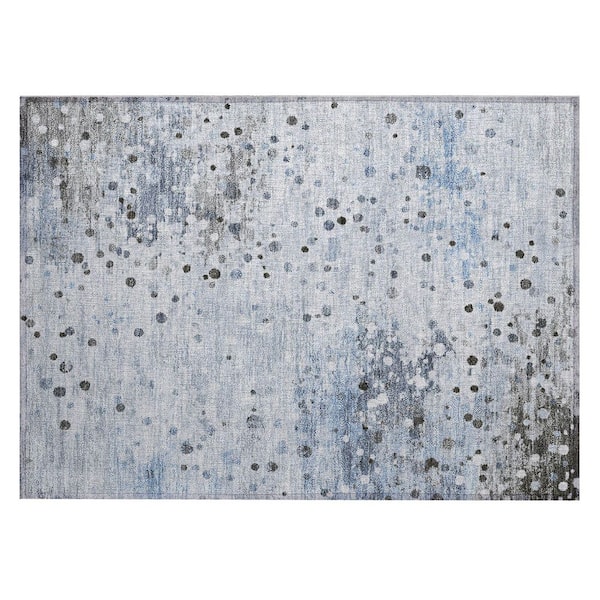 Chantille Machine Washable Indoor/Outdoor Abstract ACN2007 Sky 2 ft. x 3 ft. Accent Rug