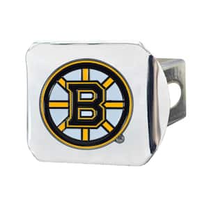 NHL Boston Bruins Color Emblem on Chrome Hitch Cover