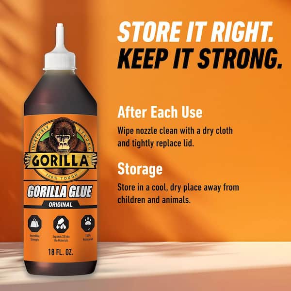 Gorilla 18 oz. Original Glue (4-Pack) 50018 - The Home Depot