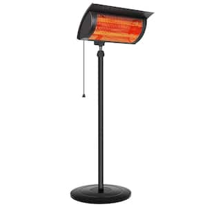 Simple Deluxe Standing Heater Patio Outdoor with Overheat Protection, 750-Watt/1500-Watt Large